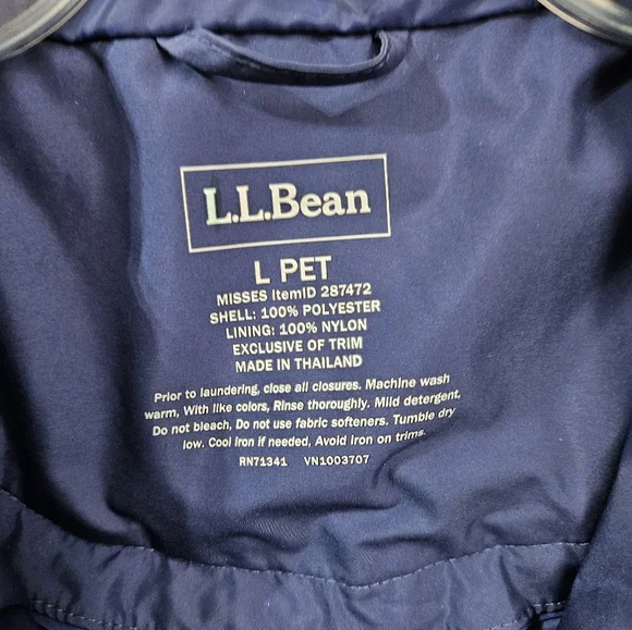 L.L. Bean Dark Blue Women's Jacket - Picture 2 of 7